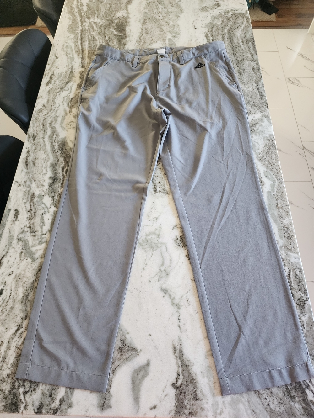 adidas Men’s Light Gray Performance Golf Pants